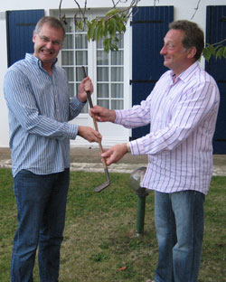 Windy forced to take the wooden putter!